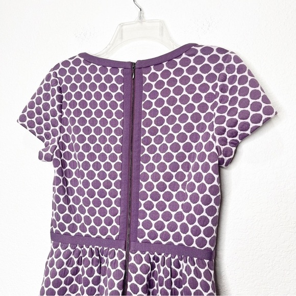 Boden Clementine Jacquard Fit & Flare Dot Sheath Dress Twee Mod - Picture 8 of 12